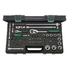 Satz QR-Steckschlüssel 1/4" & 1/2", 57-teilig Produktbild
